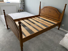 Wooden double bed for sale  BRIGHTON