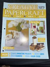 Creative papercraft partworks for sale  DRIFFIELD