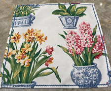 Conjunto de 8 guardanapos de pano, novos, 12", estampa floral, feitos à mão nos EUA!, usado comprar usado  Enviando para Brazil
