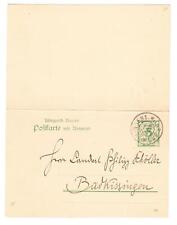 Bayern postkarte ganzsache gebraucht kaufen  Deutschland