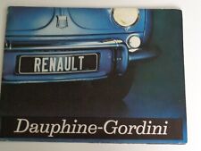 Renault dauphine gordini d'occasion  Besançon