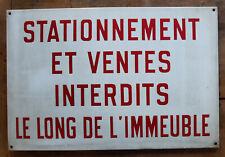 Ancienne plaque émaillée d'occasion  Paris XVIII