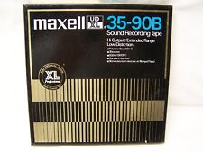 VINTAGE MAXELL UD XL 35-90B SOUND RECORDING REEL TO REEL TAPE 1/4" X 7" X 1800', used for sale  Shipping to South Africa