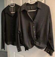 Ladies black blouses for sale  EVESHAM