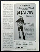 1979 daion guitars for sale  Uxbridge