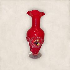 Jolie vase rouge d'occasion  Guichen