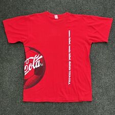 Usado, Camiseta roja vintage 01' Coca Cola X Copa América envolvente talla L 21X27 segunda mano  Embacar hacia Argentina