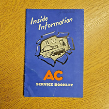 Service booklet inside for sale  CARLISLE