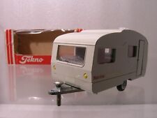 TEKNO DENMARK 815/142 CARAVAN SPRITE MUSKATEER 1968 CREAM + TOWBAR ACC.+BOX 1:43, used for sale  Shipping to South Africa
