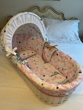 Used, Girls' Baby Joule Nursery Magical Moses Basket "Mad Hatter" Design - RRP £129.95 for sale  Shipping to South Africa