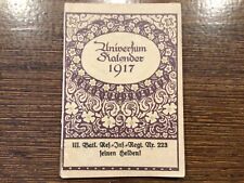 Universum kalender 1917 gebraucht kaufen  Bredeney