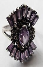 Amethyst markasit ring gebraucht kaufen  Klues,-Duburg