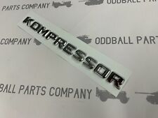 Kompressor badge emblem for sale  ROSS-ON-WYE