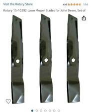 Rotary 15-10292 Lawn Mower Blades for John Deere, Set of, used for sale  Shipping to South Africa