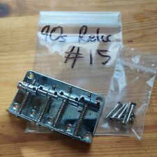 Used 90s Vintage Style Relic P Prescision  Bass Bridge 7 Screw 4 String #15 for sale  PLYMOUTH