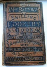 Used, Antique Mrs  Beeton's Shilling Cookery Book Coloured Plates Ward, Lock & Co 1870 for sale  CONSETT