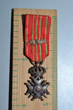 L15R) Médaille militaire belge en REDUCTION 14/18 WW1 belgian medal n°1 d'occasion  Saint-Jean-en-Royans