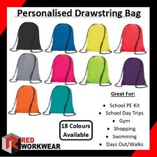 Personalised drawstring school for sale  WOLVERHAMPTON