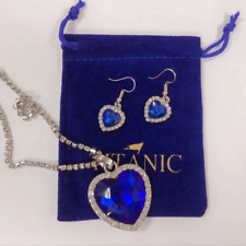 Titanic necklace heart for sale  LONDON