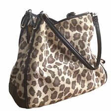 Bolsa de ombro Coach Madison Phoebe castanha estampa ocelot estampa animal média comprar usado  Enviando para Brazil