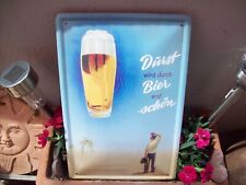 blechschild bier gebraucht kaufen  Dortmund