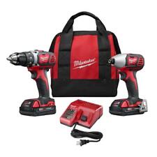 Used, Milwaukee 2691-22 Compact Drill and Impact Driver Combo Kit 18-Volt for sale  USA