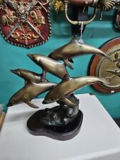 Bronze dolphins for sale  Shipping to Ireland