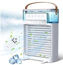 Ar condicionado portátil desktop, refrigerador de ar evaporativo pessoal branco novo comprar usado  Enviando para Brazil