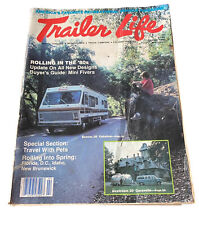 Trailer Life Travel Motorhome Camper 1980 Revista Abril RV Mini Fiver Airstream comprar usado  Enviando para Brazil