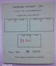 Biglietto parcheggio autorizza usato  Italia