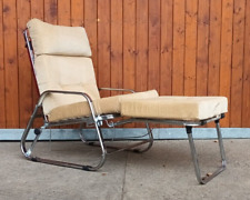 Designer Armchair Retro 70s Daybed Relaxing Chair Vintage Magic Easy Chair Chrome 70s for sale  Shipping to South Africa