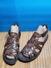 Sandálias masculinas de couro genuíno marrom claro MOMA EUA 11 EU 44 Itália. OBO, usado comprar usado  Enviando para Brazil