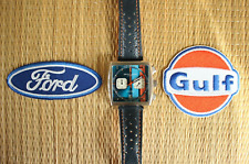 GULF FORD RACE TEAM DRIVER CREW SPONSOR LIMITED AVAILABILITY GIFT WATCH BOX SET for sale  Shipping to South Africa