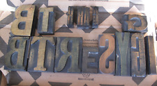 wooden type for sale  LONDON