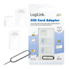 Karty SIM Adapter Zestaw Micro Nano Standard Dual Sim Card Smartphone Wyrzutka pin na sprzedaż  Wysyłka do Poland