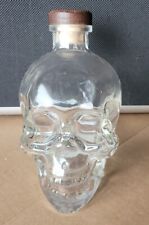 Decantador de garrafa de vidro vazio Crystal Head Vodka Skull 750 ml com rolha original, usado comprar usado  Enviando para Brazil