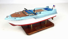 Chris Craft Style Model Boat Runabout Toy Speed Boat Water Devil 12" long for sale  Shipping to South Africa