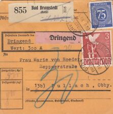 Paketkarte 1948 bad gebraucht kaufen  Köngen