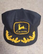 Boné de beisebol vintage década de 1980 preto/ouro John Deere caminhoneiro-chapéu-K-produtos feitos comprar usado  Enviando para Brazil
