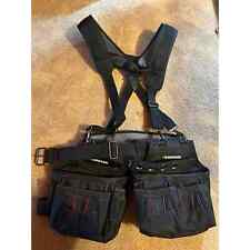 Husky Carpenter's Rig Tool Work Belt 10-Pockets Black With Harness for sale  Shipping to South Africa