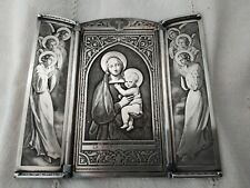 Antique silver triptych d'occasion  Expédié en Belgium