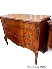 Pure Scottish Wool Dresser Style Napoleon III Wood Inlaid & Bronze '900 for sale  Shipping to South Africa