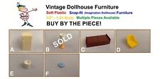 Muebles vintage de plástico suave Marx a presión (imaginación casa de muñecas) segunda mano  Embacar hacia Argentina