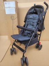USED Silver Cross Pop Pushchair Foldable Travel Stroller Compact System black for sale  Shipping to South Africa