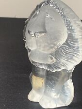Lion lead crystal for sale  HASSOCKS