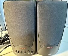 ION ISP 02 Compact Powered DJ Speakers / Studio Monitors / LP Phono Players VGC!, used for sale  Shipping to South Africa