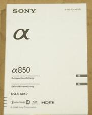 Sony a850 instruction for sale  Owensboro