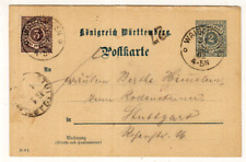 Württemberg ganzsache brief gebraucht kaufen  Taunusstein