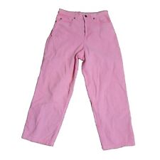 Pantalones para mujer Frances Valentine de pana rosa de altura pierna ancha talla 0 segunda mano  Embacar hacia Argentina