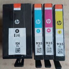Używany, Oryginalne kolorowe wkłady atramentowe HP 934XL czarne + 935XL - Darmowa wysyłka! na sprzedaż  PL